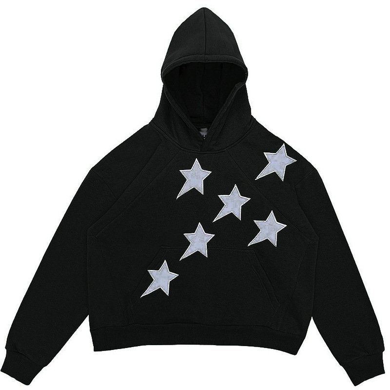 Couple's Fivepointed Star Craft Fleece Overcoat45 Cotton Women - Image 3