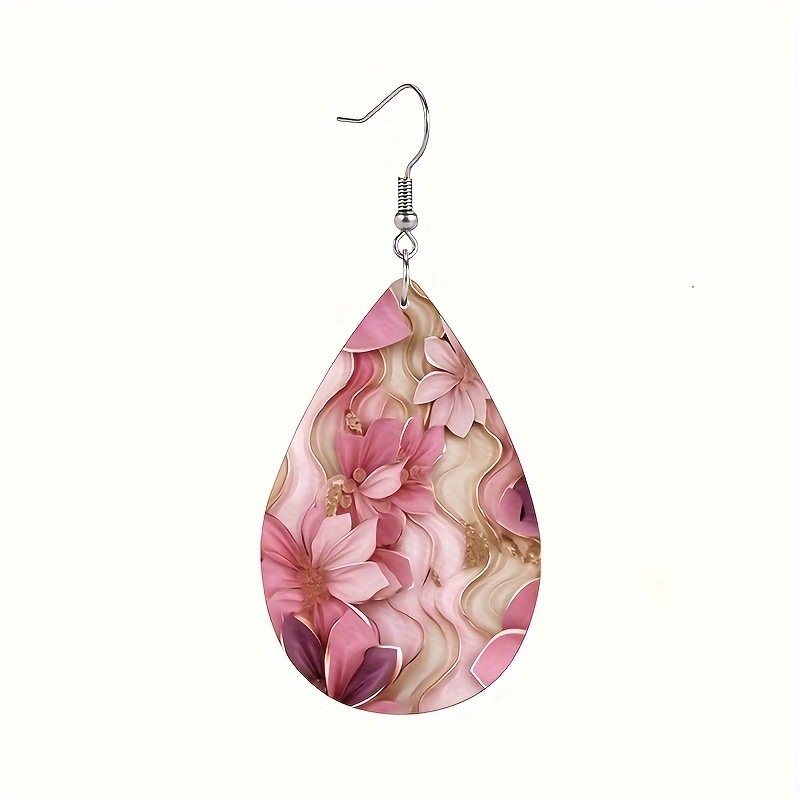 1 Pair Acrylic Earrings Birthday Gift - Image 2