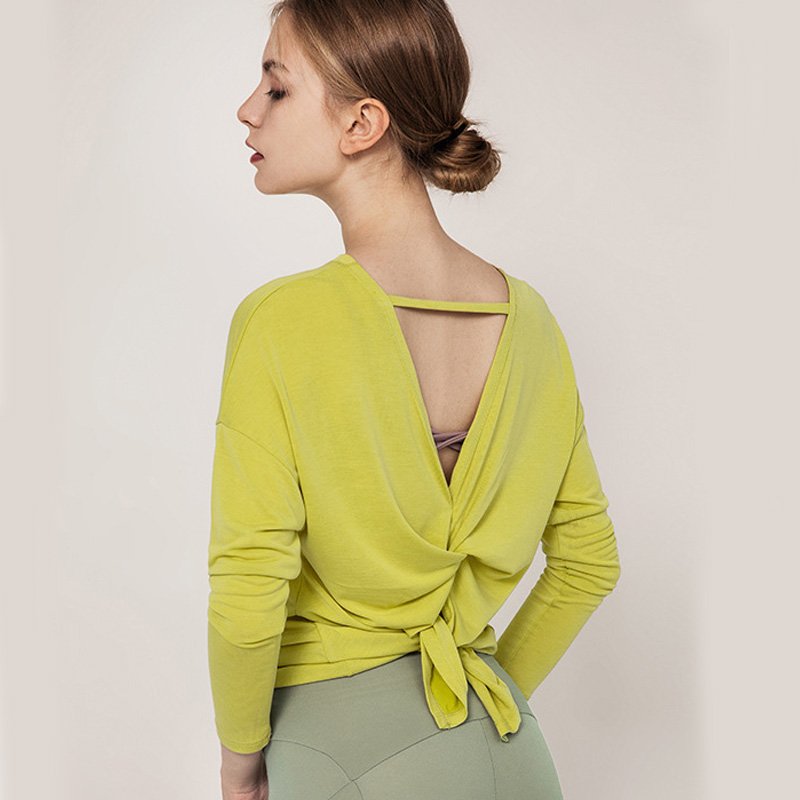 Loose top breathable yoga wear - Image 3