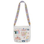 Casual wide shoulder bag