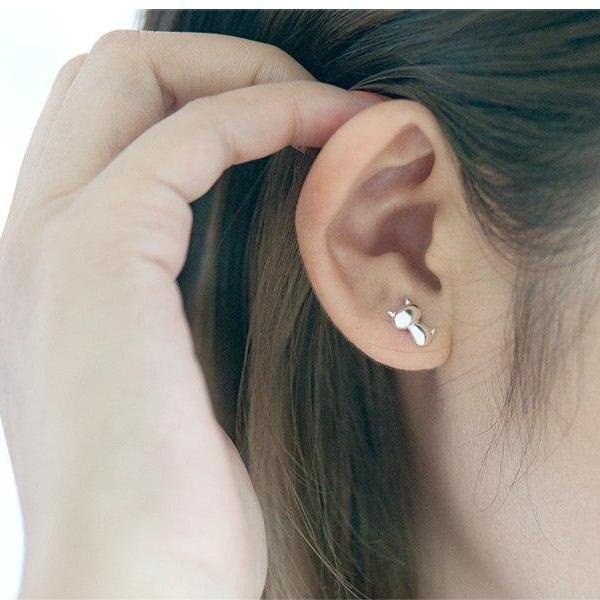 New 925 sterling silver cat claw earrings female hypoallergenic cute Japanese and Korean personality cat earrings birthday fashion jewelry - Image 4