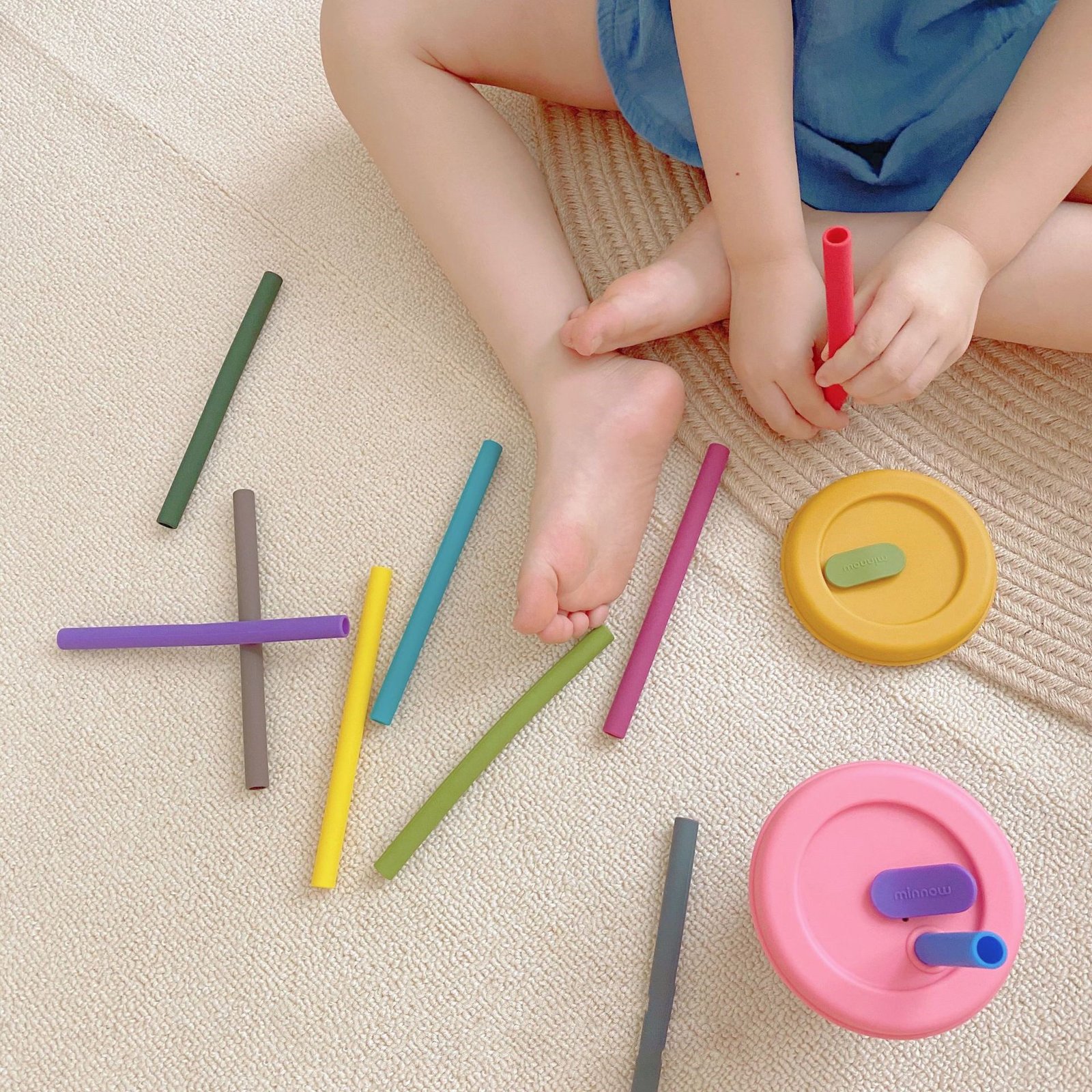 Children's silicone straw cup - Image 3
