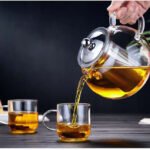 Thickened Flower Teapot Heat Resistant Glass Teapot