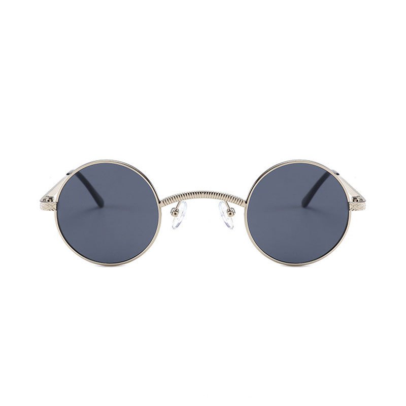 Round Senior Steampunk Fashion Eye Protection Sunglasses - Image 5