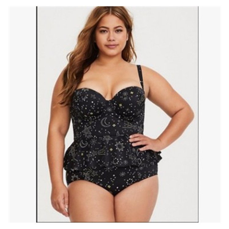 Split large size bikini swimsuit - Image 5