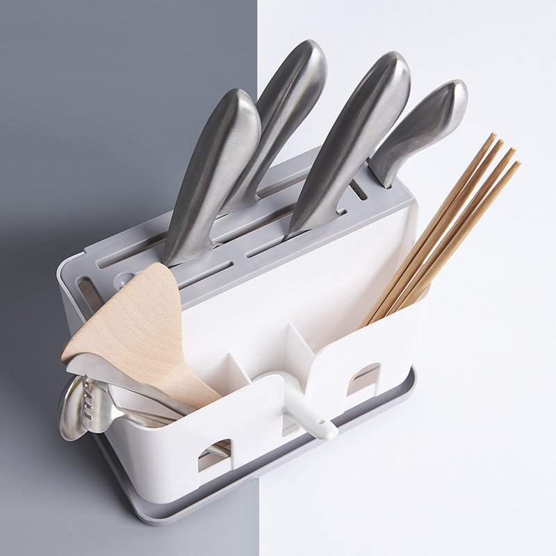 Household drain chopsticks spoon storage shelf - Image 3
