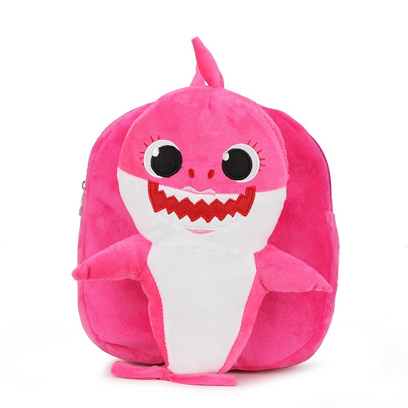 New cartoon boys and girls backpack shoulders cute plush preschool class pupils school bag