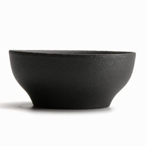 Vintage black pottery cup