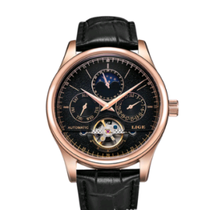 Men's automatic mechanical watch men's watch leather belt waterproof multi-function sports watch tourbillon watch