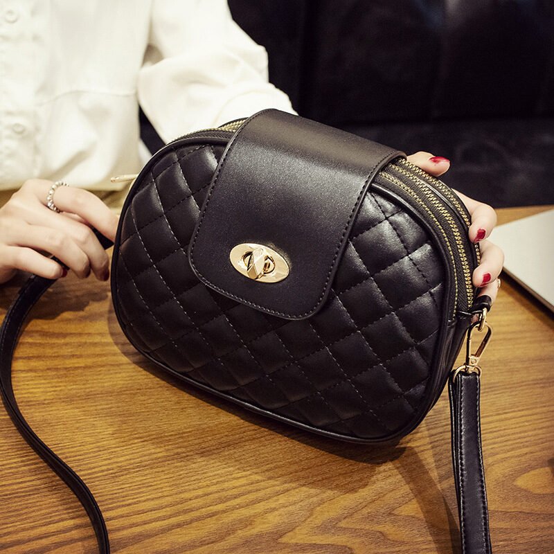 Lingge three-layer female bag shoulder - Image 4