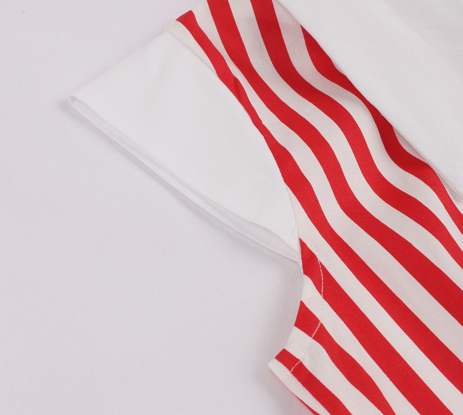 Half sleeve striped dress with lapel - Image 6