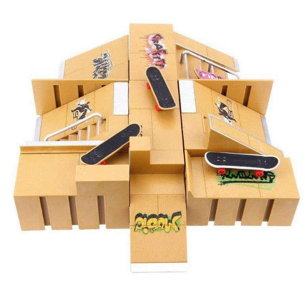 11pcs Skate Park Ramps Parts Sets Kit Ramp - Image 2