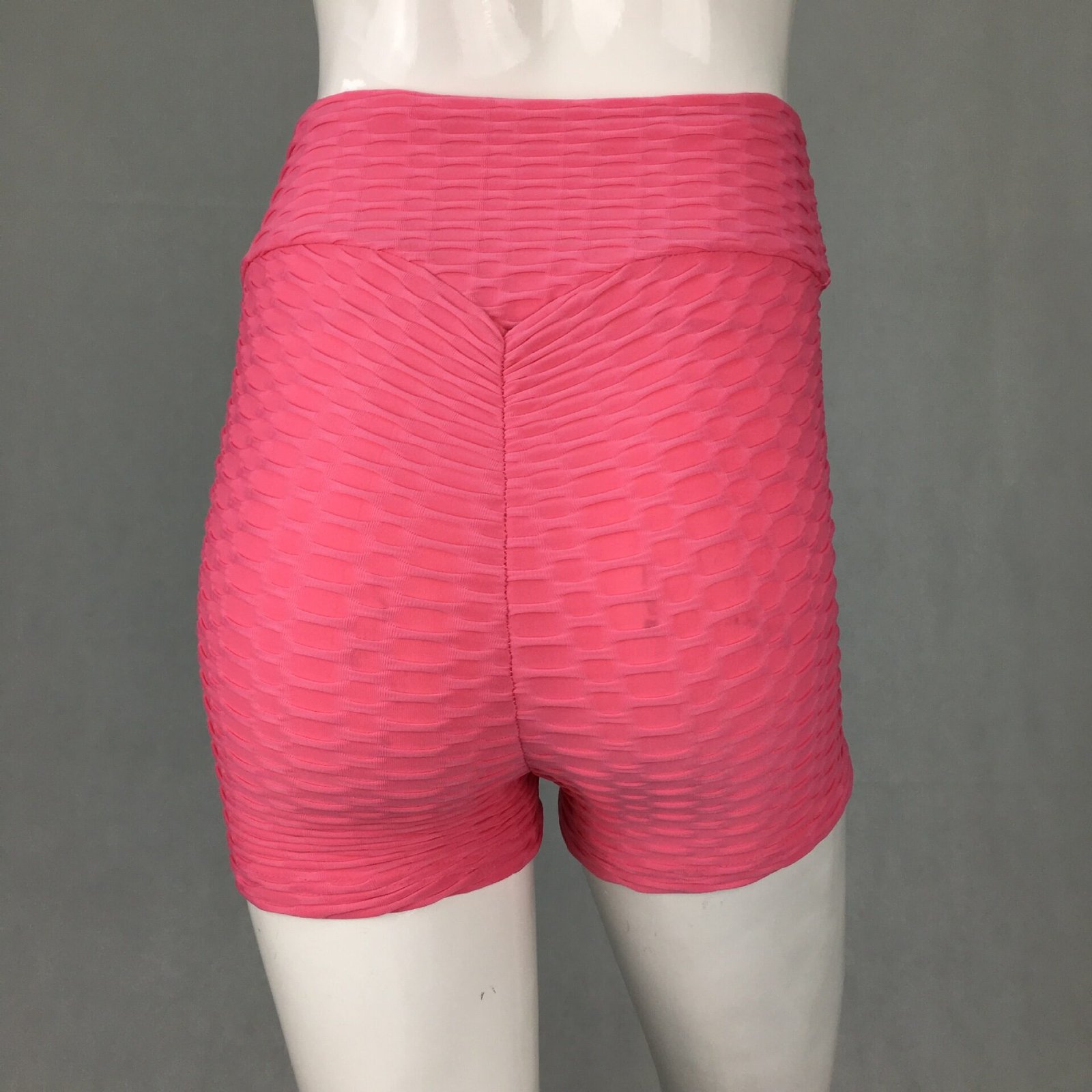 Jacquard sports solid color stretch running shorts - Image 9