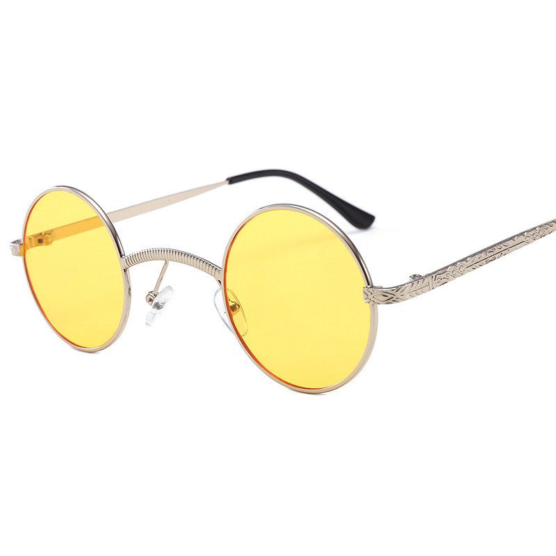 Round Senior Steampunk Fashion Eye Protection Sunglasses - Image 7