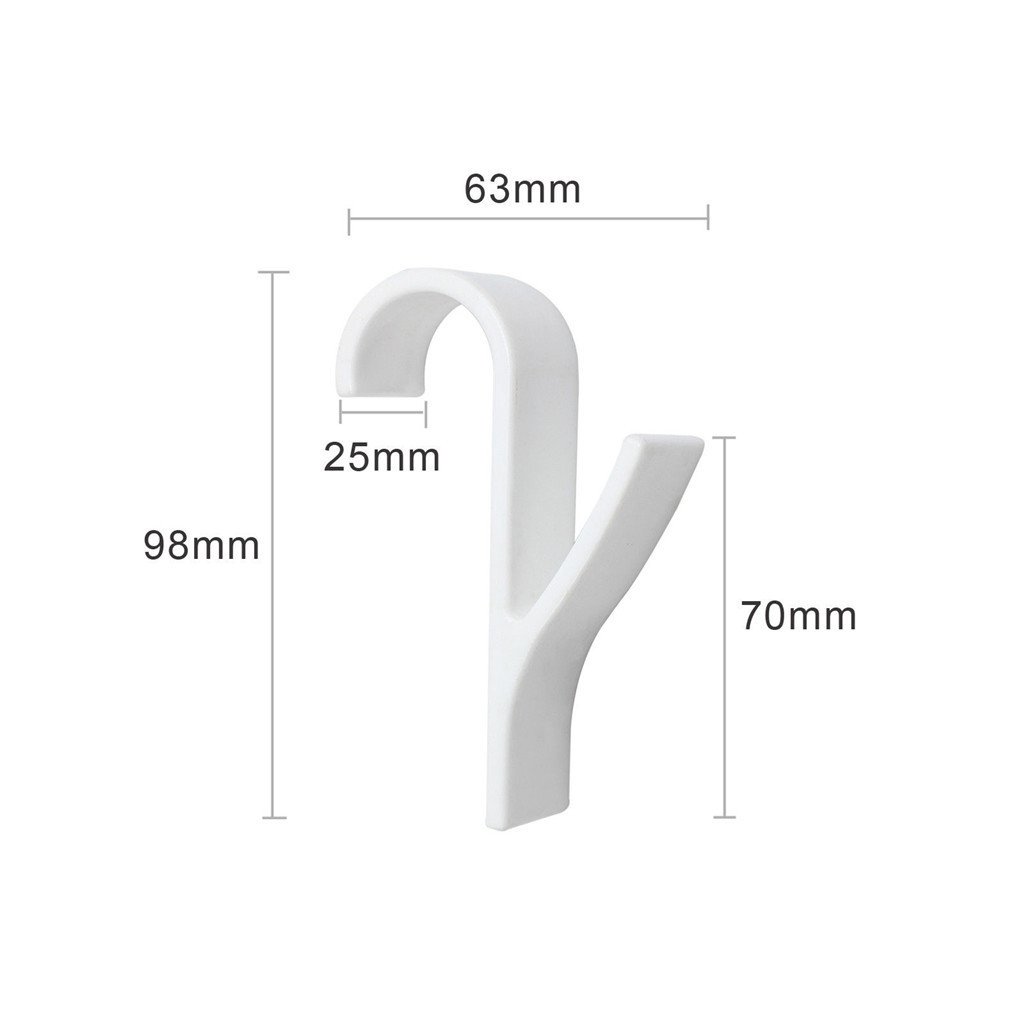 Plastic hook towel rack wardrobe hook - Image 2