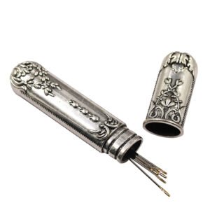 Hand-sewing sewing box needle storage tube