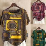 Casual round neck short sleeve shirt