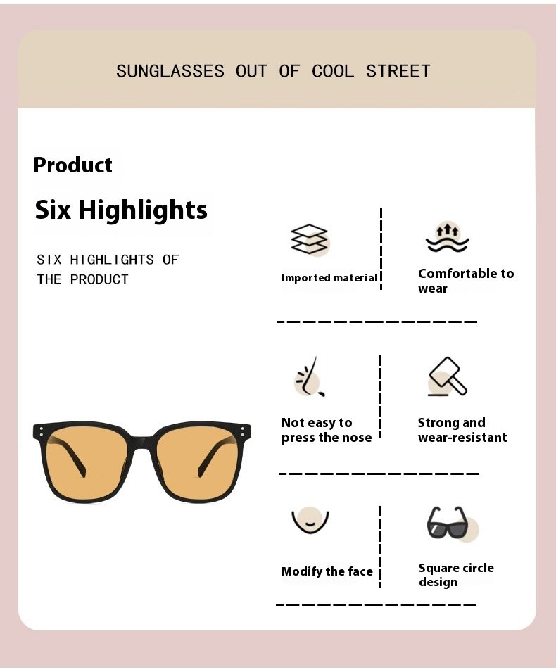 New Same Brown TR90 Sunscreen Sun Shade Sunglasses - Image 15