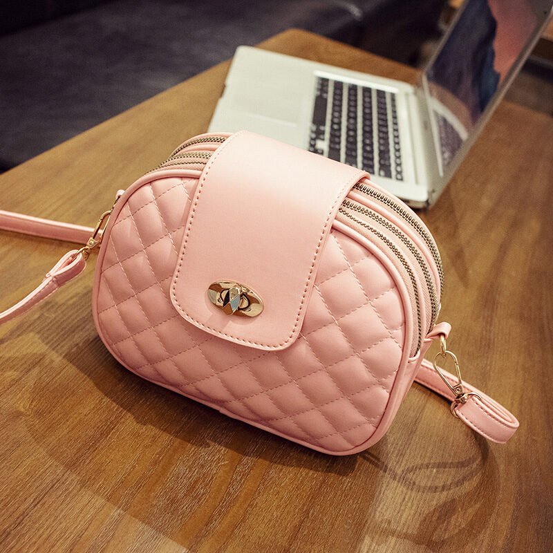 Lingge three-layer female bag shoulder - Image 8