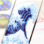 Langli metal art sea wave tassel bookmark