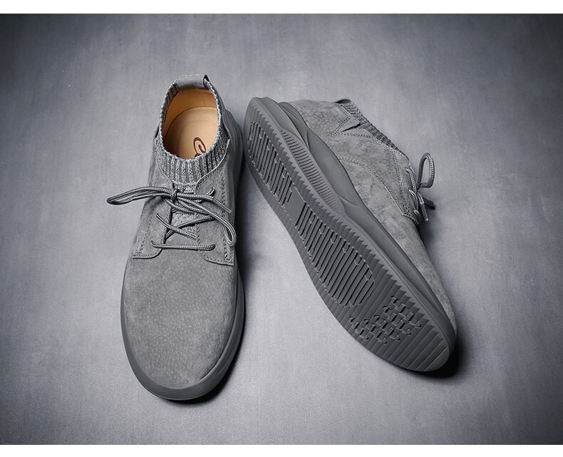 PU leather men's casual shoes - Image 5