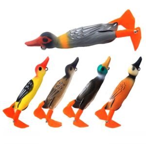 Floating Duck 9.5cm 12g Rotating Flippers Lure Bait