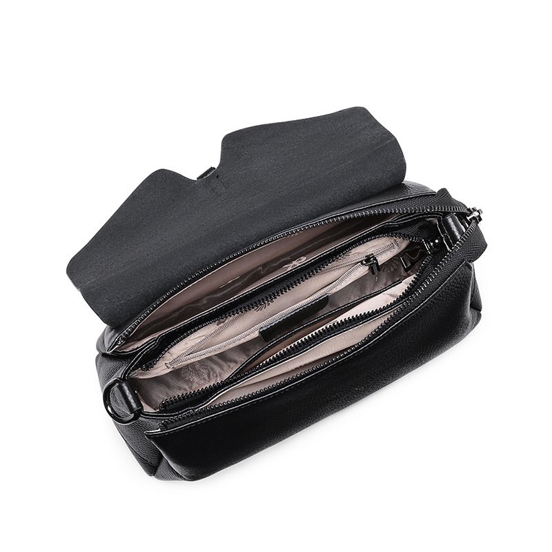 Shoulder leather bag soft leather lady messenger bag - Image 2