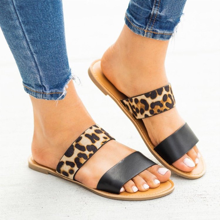 Leopard slippers sandals - Image 6