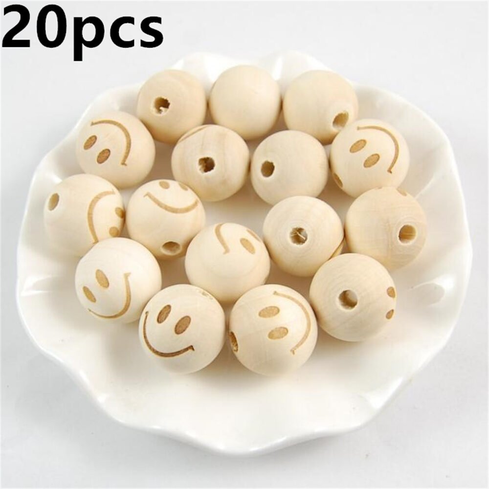 DIY accessories laser carved wood beads - Image 7