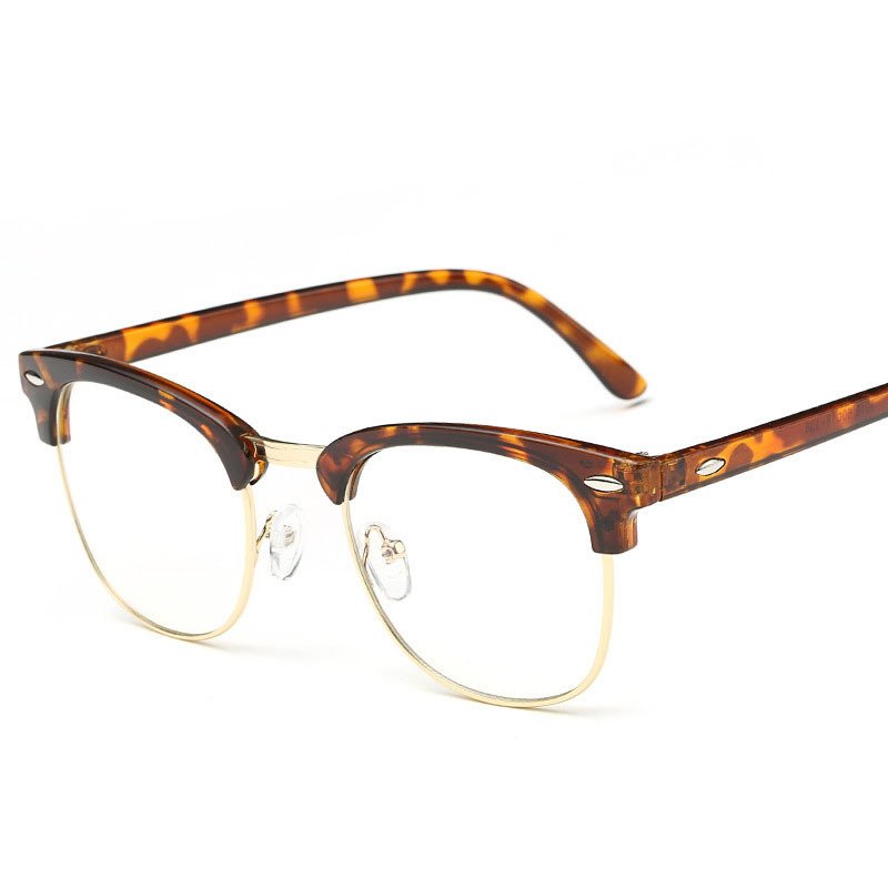 Anti-radiation Computer Metal Chain Trendy Glasses - Image 4