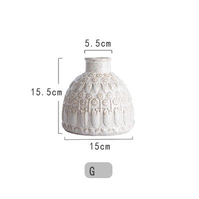 Handmade Stoneware Vase With Flower Arrangement - Image 11