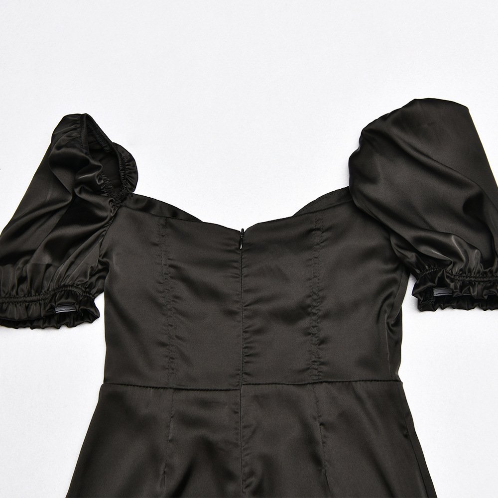 Tight dress with chest zipper - Image 4