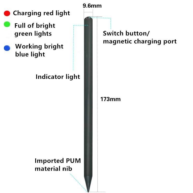 Tilting painting spiral pen tip stylus to prevent accidental touch - Image 3