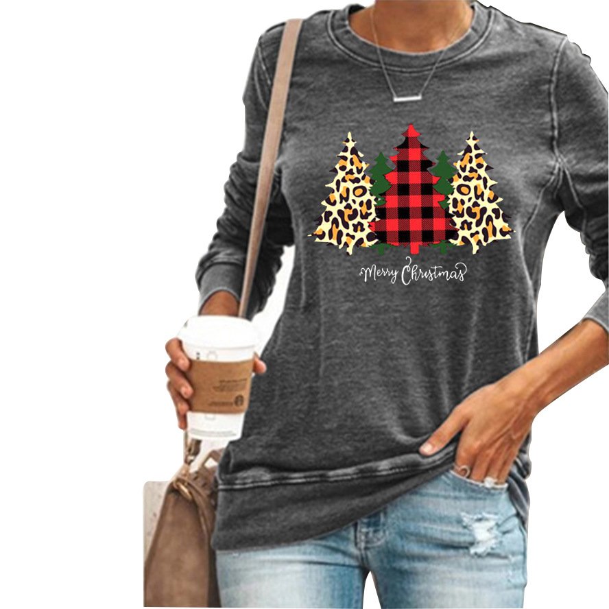Christmas tree personalized print T-shirt - Image 2