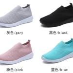 winter new casual knitted socks shoes flat sports shoes
