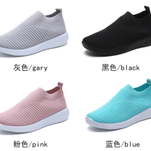 winter new casual knitted socks shoes flat sports shoes