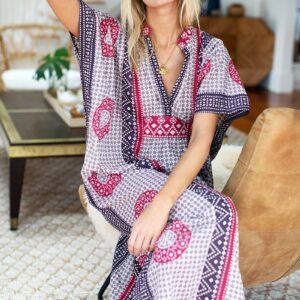 Quick-drying fabric positioning printed robe cover