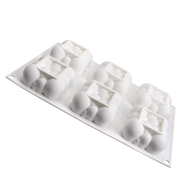 6 grid cloud cake silicone mold - Image 3