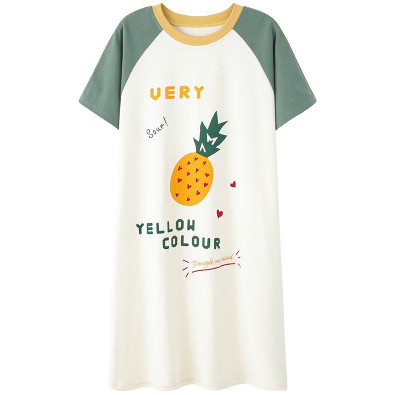 Women's summer cotton pajamas