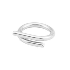 Stainless Steel Wire Neutral Personality Cross Ring