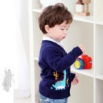 New All-Match Fashion Boy Knitted Cardigan