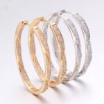 Circular earrings
