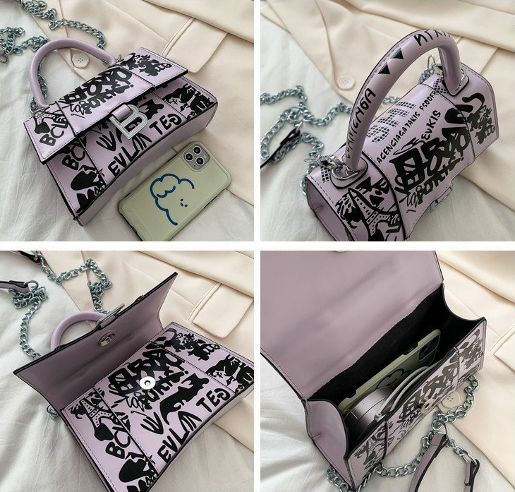 Personalized Simple Trend Graffiti One-shoulder Handbag - Image 2