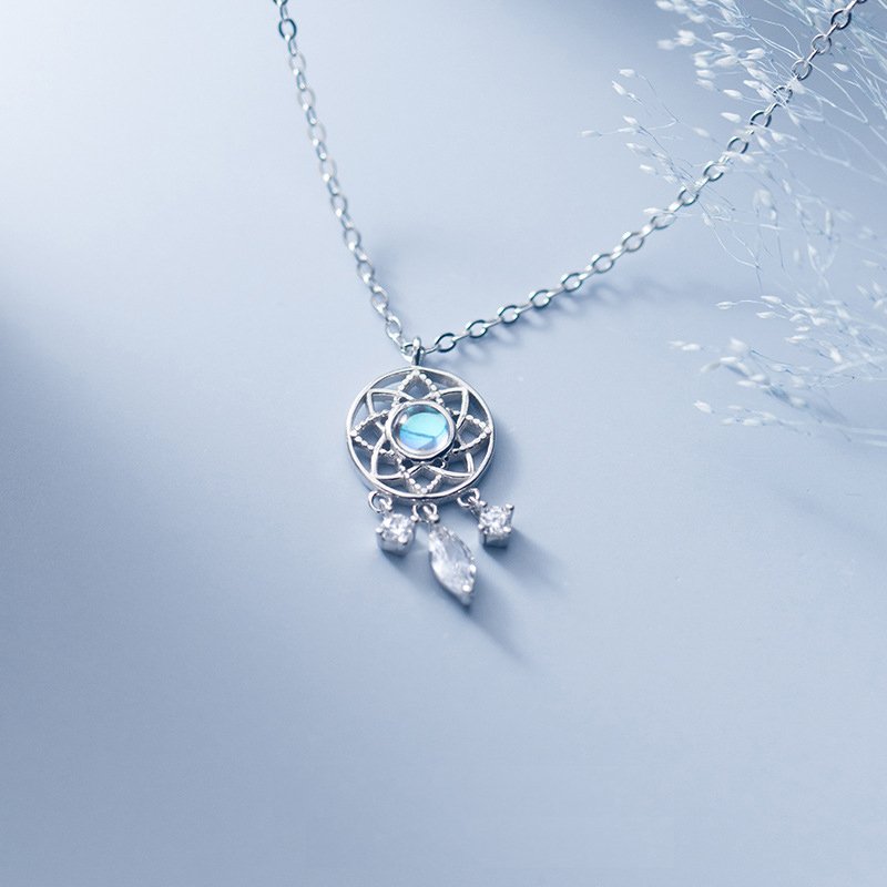 Sterling Silver Dream Catcher Necklace - Image 3