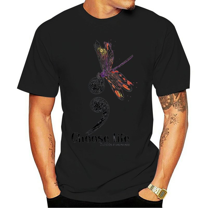 Printed round neck short sleeves