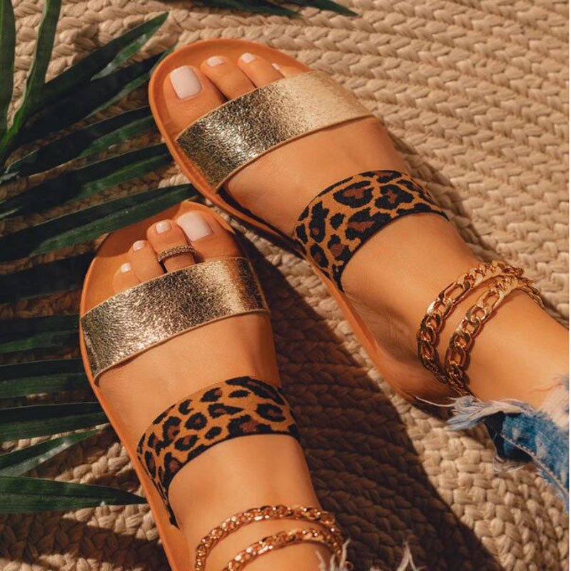 Leopard slippers sandals - Image 7