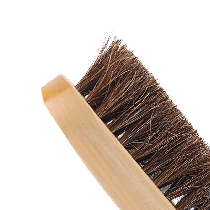 Log horse head shoe brush solid wood material - Image 3