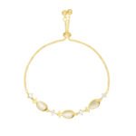 Real Gold Plating Korean Temperament Opal Fish Bracelet
