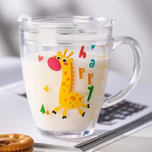 Tempered glass water cup