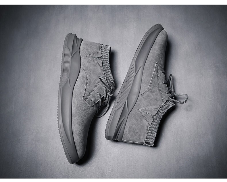 PU leather men's casual shoes - Image 8
